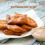 German Scones with Cinnamon Honey Butter | realmomkitchen.com