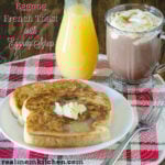 Eggnog French Toast with Eggnog Syrup | realmomkitchen.com
