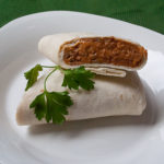 picture of beef and bean burrito