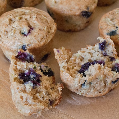 Zucchini-Blueberry-Muffins