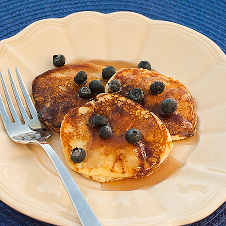 Blueberry-Sour-Cream-Pancakes