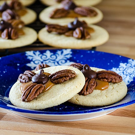 Caramel Pecan Turtle Cookies
