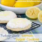 Bakery Style Lemon Sugar Cookies | realmomkitchen.com