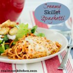 Creamy Skillet Spaghetti | realmomkitchen.com