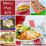 rmk menu plan week 29
