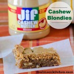 Cashew Blondies l realmomkitchen.com