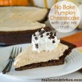 No Bake Pumpkin Cheesecake l realmomkitchen.com