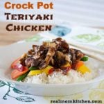 Crock Pot Teriyaki Chicken | realmomkitchen.com