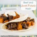 Beef and Sweet Potato Hash labeled