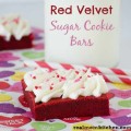 Red Velvet Sugar Cookie Bars | realmomkitchen.com