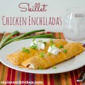 Skillet Chicken Enchiladas | realmomkitchen.com