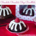 Chocolate Chocolate Chip Bundtlets (Nothing Bundt Cakes Copy Cat) | realmomkitchen.com