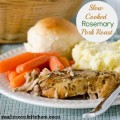 Slow Cooked Rosemary Pork Roast | realmomkitchen.com