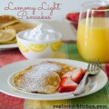 Lemony Light Pancakes | realmomkitchen.com