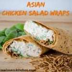 Asian Chicken Salad Wraps | realmomkitchen.com