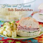 Ham and Havarti Sub Sandwiches | realmomkitchen.com