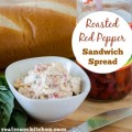 Roasted Red Pepper Sandwich Spread | realmomkitchen.com
