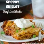 Speedy Skillet Beef Enchiladas