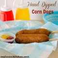 Hand Dipped Corn Dogs | realmomkitchen.com