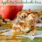Apple Pie Snickerdoodle Bars | realmomkitchen.com