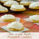 Melt In Your Mouth Pumpkin Cookies | realmomkitchen.com