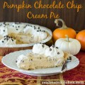Pumpkin Chocolate Chip Cream Pie | realmomkitchen.com