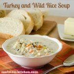 Turkey (or Chicken) and Wild Rice Soup | realmomkitchen.com