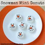 Snowman Mini Donuts | realmomkitchen.com