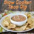 Slow Cooker Taco Dip | realmomkitchen.com