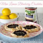 Mini Lemon Blueberry Crostatas | realmomkitchen.com