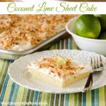 Coconut Lime Sheet Cake | realmomkitchen.com