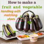 Fruit and Veggie Handbag with matching shoes | realmomkitchen.com