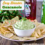 Easy Blender Guacamole | realmomkitchen.com