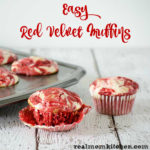 Easy Red Velvet Muffins | realmomkitchen.com