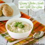 Chicken Noodle and Wild Rice Soup | realmomkitchen.com