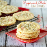 Peppermint Bark Sugar Cookies | realmomkitchen.com
