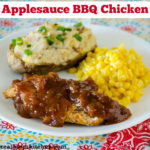 Applesauce BBQ Chicken | realmomkitchen.com