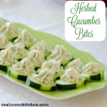 Herbed Cucumber Bites | realmomkitchen.com