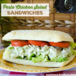 Pesto Chicken Salad Sandwiches | realmomkitchen.com