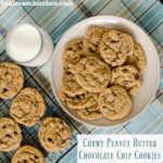 Chewy Peanut Butter Chocolate Chip Cookies | realmomkitchen.com #nationalchocolatechipcookieday