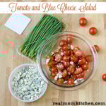 Tomato and Blue Cheese Salad | realmomkitchen.com