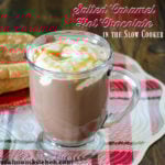 Salted Caramel Hot Chocolate | realmomkitchen.com