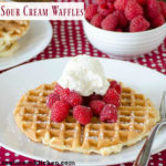 Sour Cream Waffles | realmomkitchen.com