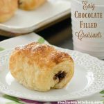 Easy Chocolate Filled Croissants | realmomkitchen.com