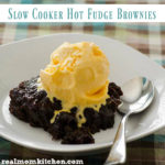 Slow Cooker Hot Fudge Brownies | realmomkitchen.com