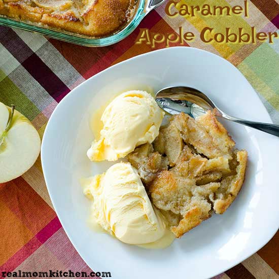 Caramel Apple Cobbler Real Mom Kitchen
