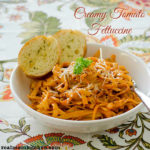 Creamy Tomato Fettuccine | realmomkitchen.com