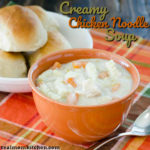 Creamy Chicken Noodle Soup | realmomkitchen.com