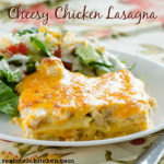 Cheesy Chicken Lasagna | realmomkitchen.com