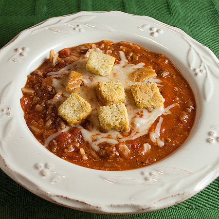 Tastes Like Lasagna Soup